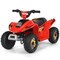 6V Kids Electric 4 Wheels Ride-On Toy with Wear-Resistant Wheels for Indoor Outdoor Use